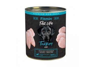 Fitmin For Life консерва для собак (для дорослих) з індичкою, 800 г 311384008 фото