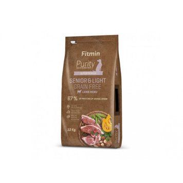 Fitmin dog Purity GF Senior & Light Lamb (для собак літнього віку та малорухливих собак з ягням беззерновий), 12 кг 531114020 фото