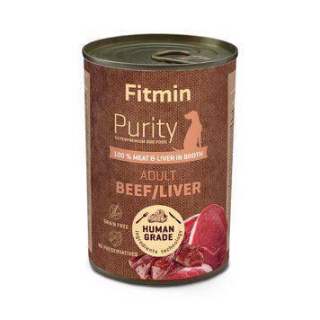 Fitmin dog Purity tin Beef with Liver 400г 331384003 фото